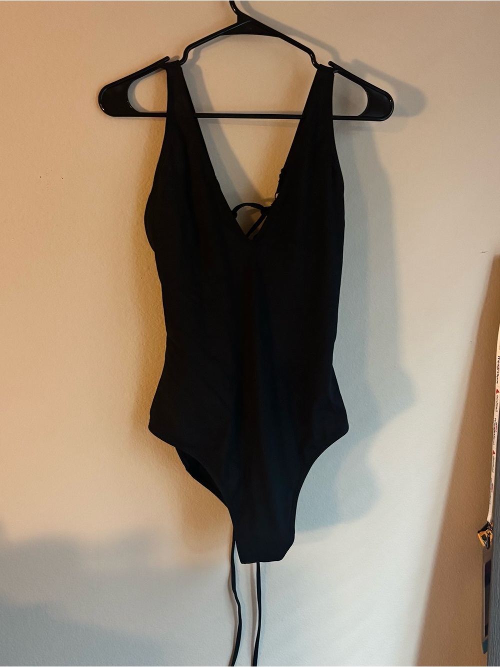 TA3 Black Sculpting One Piece Swimsuit | Size M | Waist Snatching Lace Back - Picture 5 of 9